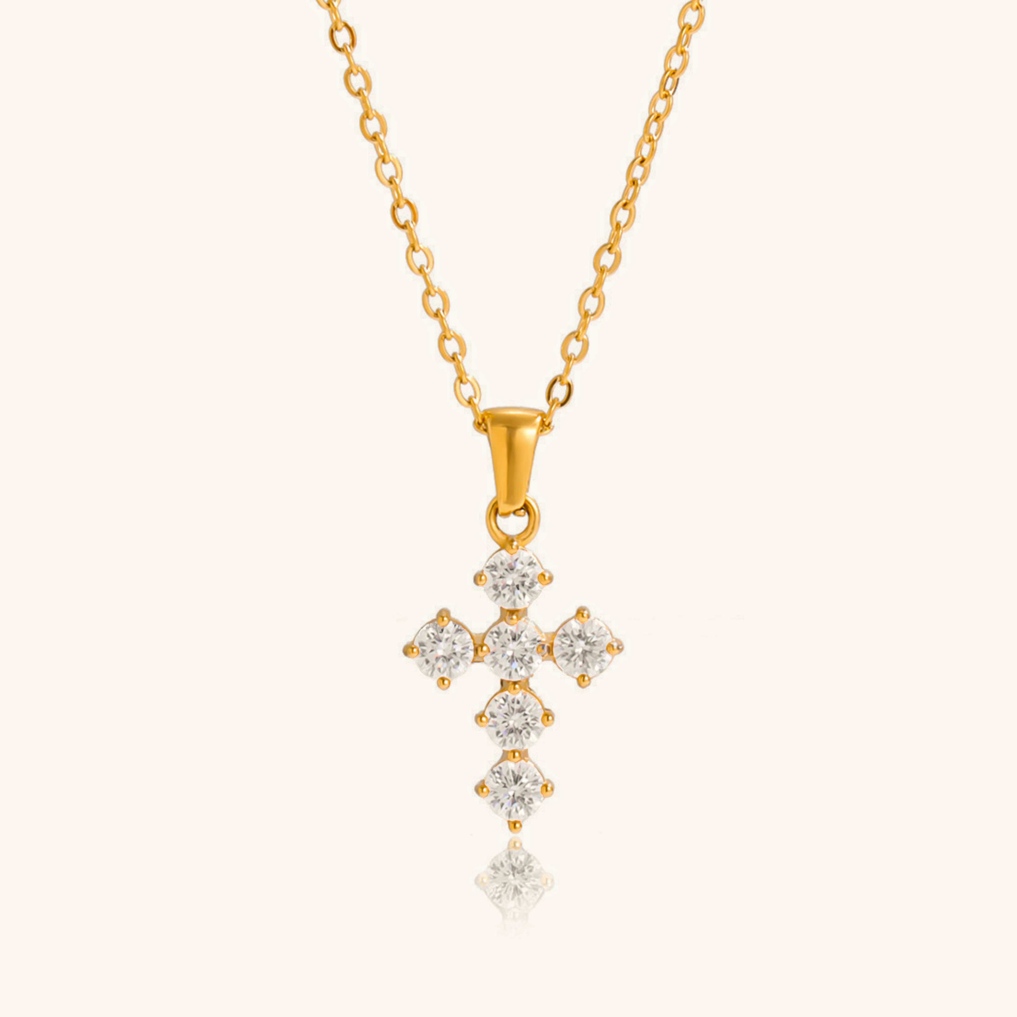 Wynter Diamond Cross Necklace